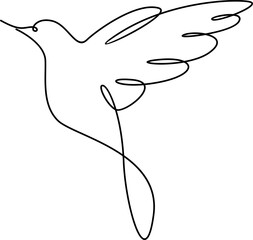 Bird Line Art