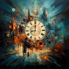 Abstract representation of time passing.