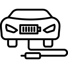 Hybrid Vehicle Icon