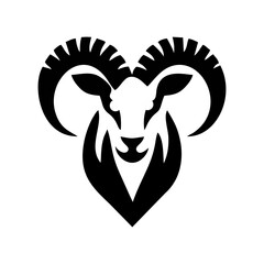 black and white goat