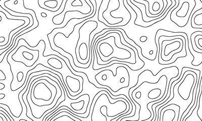 Vector pattern topographic map. Very suitable for mapping needs, background design, geology, geography, and so on.
