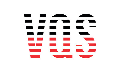Fototapeta na wymiar VQS three initial letter iconic line negative space minimal logo design vector template. monogram, abstract, wordmark, business, typography, minimalist, brand, company, flat, modern, unique, simple