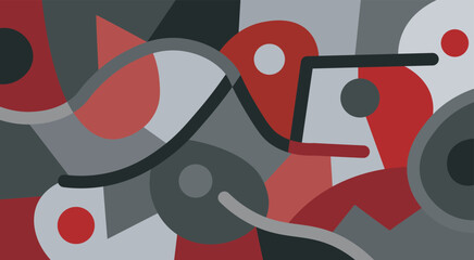 colorful abstract art for wall decoration