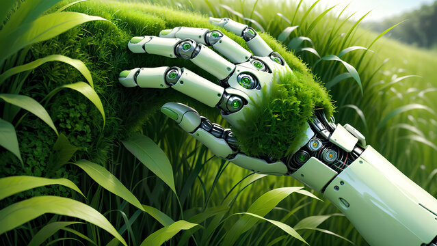 Green technology conceptual design robotic hand