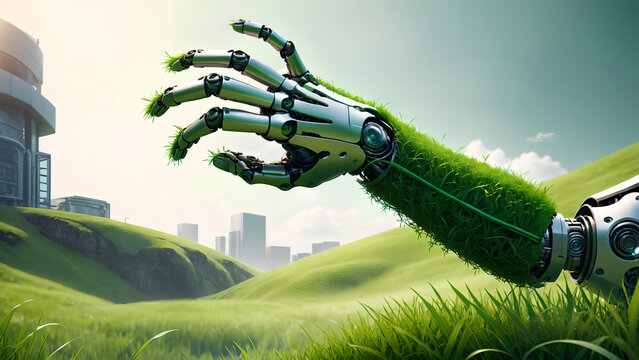 Green technology conceptual design robotic hand