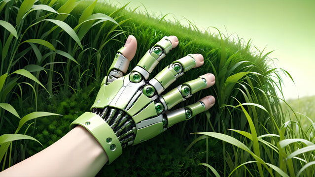 Green technology conceptual design robotic hand