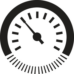 Dashboard speedometer icons set. Tachometer icon isolated. Performance indicator sign. Car speed. Fast internet speed sign.