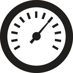 Dashboard speedometer icons set. Tachometer icon isolated. Performance indicator sign. Car speed. Fast internet speed sign.