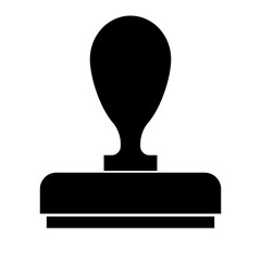 Stamp silhouette. Seal silhouette. Vector.