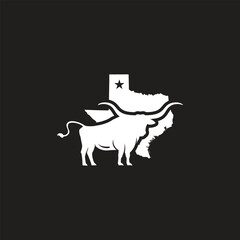 Texas Longhorn silhouttee
