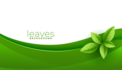 botanical green petals eco friendly background design