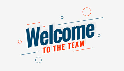 creative welcome to the team banner for your recruitment process - 749124886