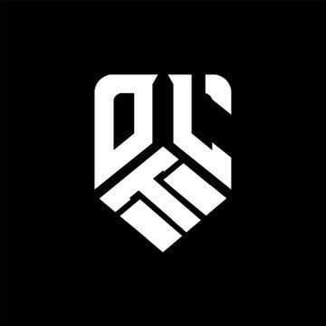 OTL letter logo design on black background. OTL creative initials letter logo concept. OTL letter design.

