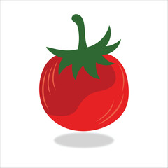 Free vector tomato vegetable cartoon vector icon illustration food nature icon concept