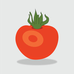 Free vector tomato vegetable cartoon vector icon illustration food nature icon concept