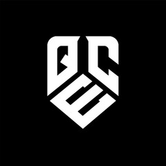 QEB letter logo design on black background. QEB creative initials letter logo concept. QEB letter design.
