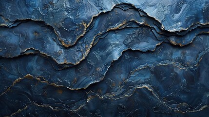 Blue abstract lava stone texture background - obrazy, fototapety, plakaty