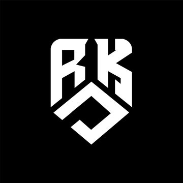 RDK letter logo design on black background. RDK creative initials letter logo concept. RDK letter design.
