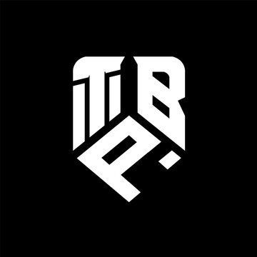 TPB letter logo design on black background. TPB creative initials letter logo concept. TPB letter design.
