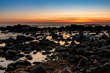Obraz premium Ytri Tunga Beach at Sunset, Iceland
