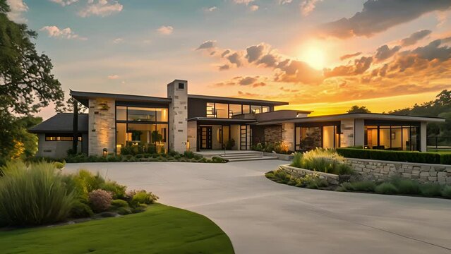 Featuring a stunning mix of traditional and contemporary elements this home showcases a perfect example of architectural continuity with the landscape seamlessly merging with