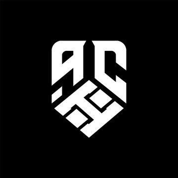 qIC letter logo design on black background. qIC creative initials letter logo concept. qIC letter design.

