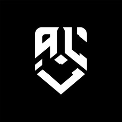 qLL letter logo design on black background. qLL creative initials letter logo concept. qLL letter design.
