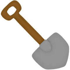 shovel isolated on white