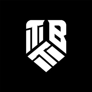 TTB letter logo design on black background. TTB creative initials letter logo concept. TTB letter design.
