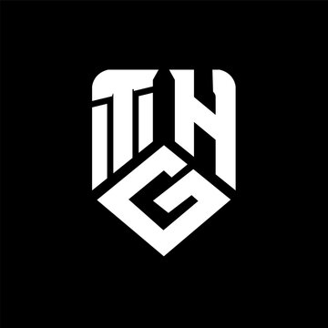 TGH letter logo design on black background. TGH creative initials letter logo concept. TGH letter design.
