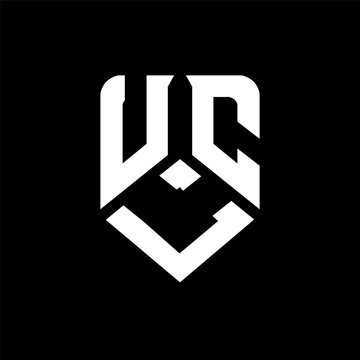 ULC letter logo design on black background. ULC creative initials letter logo concept. ULC letter design.
