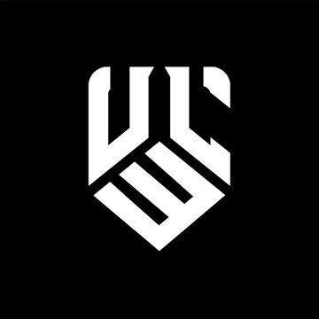 UWL letter logo design on black background. UWL creative initials letter logo concept. UWL letter design.

