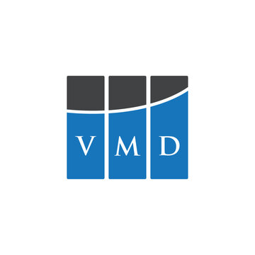 VMD letter logo design on black background. VMD creative initials letter logo concept. VMD letter design.
