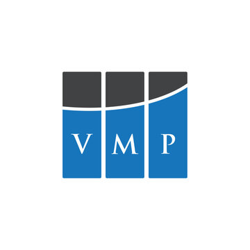 VMP letter logo design on white background. VMP creative initials letter logo concept. VMP letter design.
