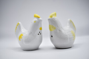 Chicken salt  and Pepper shakers