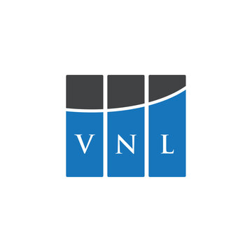VNL letter logo design on white background. VNL creative initials letter logo concept. VNL letter design.

