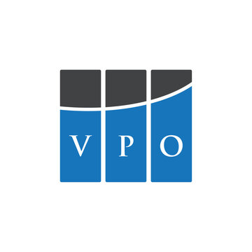 VPO letter logo design on white background. VPO creative initials letter logo concept. VPO letter design.
