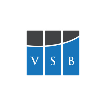 VSB letter logo design on white background. VSB creative initials letter logo concept. VSB letter design.
