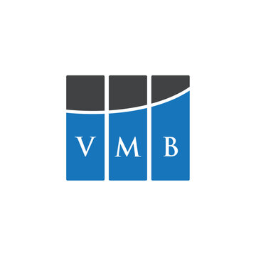 VMB letter logo design on white background. VMB creative initials letter logo concept. VMB letter design.
