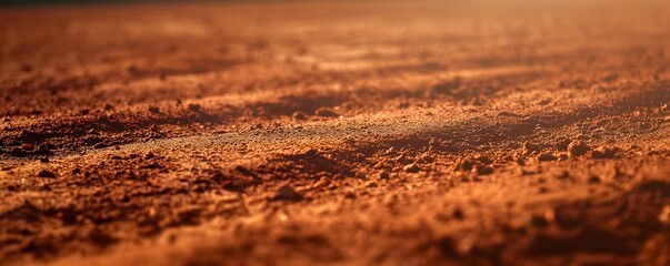 Texture background of red soil, dirt