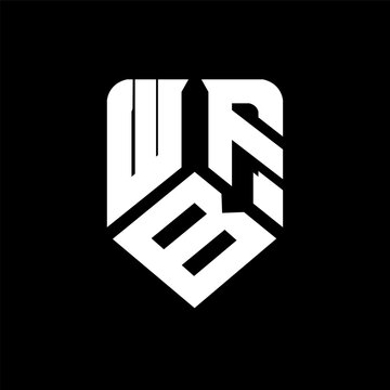 WBF letter logo design on black background. WBF creative initials letter logo concept. WBF letter design.
