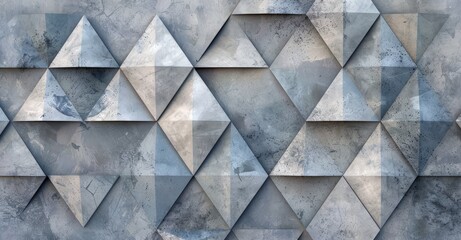 A wall covered in various shapes - circles, triangles, squares, and more - creating a visually striking and unique display of geometric patterns.