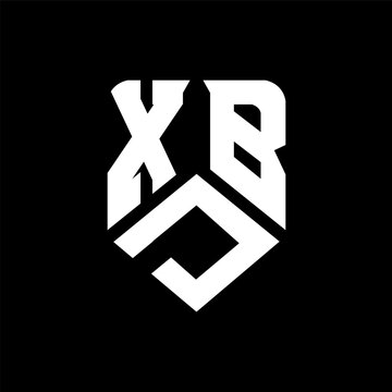 XDB letter logo design on black background. XDB creative initials letter logo concept. XDB letter design.
