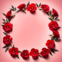 mini-red-carnation-flowers-forming-a-delicate-frame-simplicity-emphasized-subtle-sparkling-effects