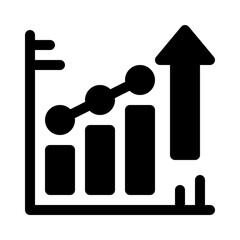 growth glyph icon