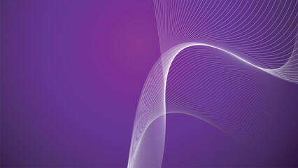 Purple abstract background wallpaper vector image with curve line for backdrop or presentation