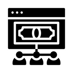 payment glyph icon