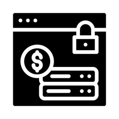payment glyph icon