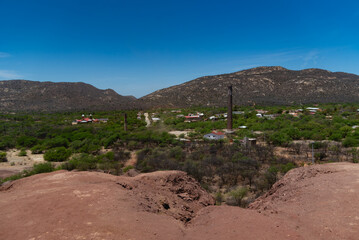 El Triunfo town La Paz , Baja California Sur, Mexico, one of the best preserved 19th and 20th century mining communities in North America and remains an important site for archaeological research