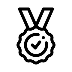 medal line icon